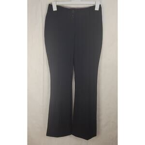 Suzy Shier black flare leg pants size 8 Trouser Office Quiet Luxury Minimal